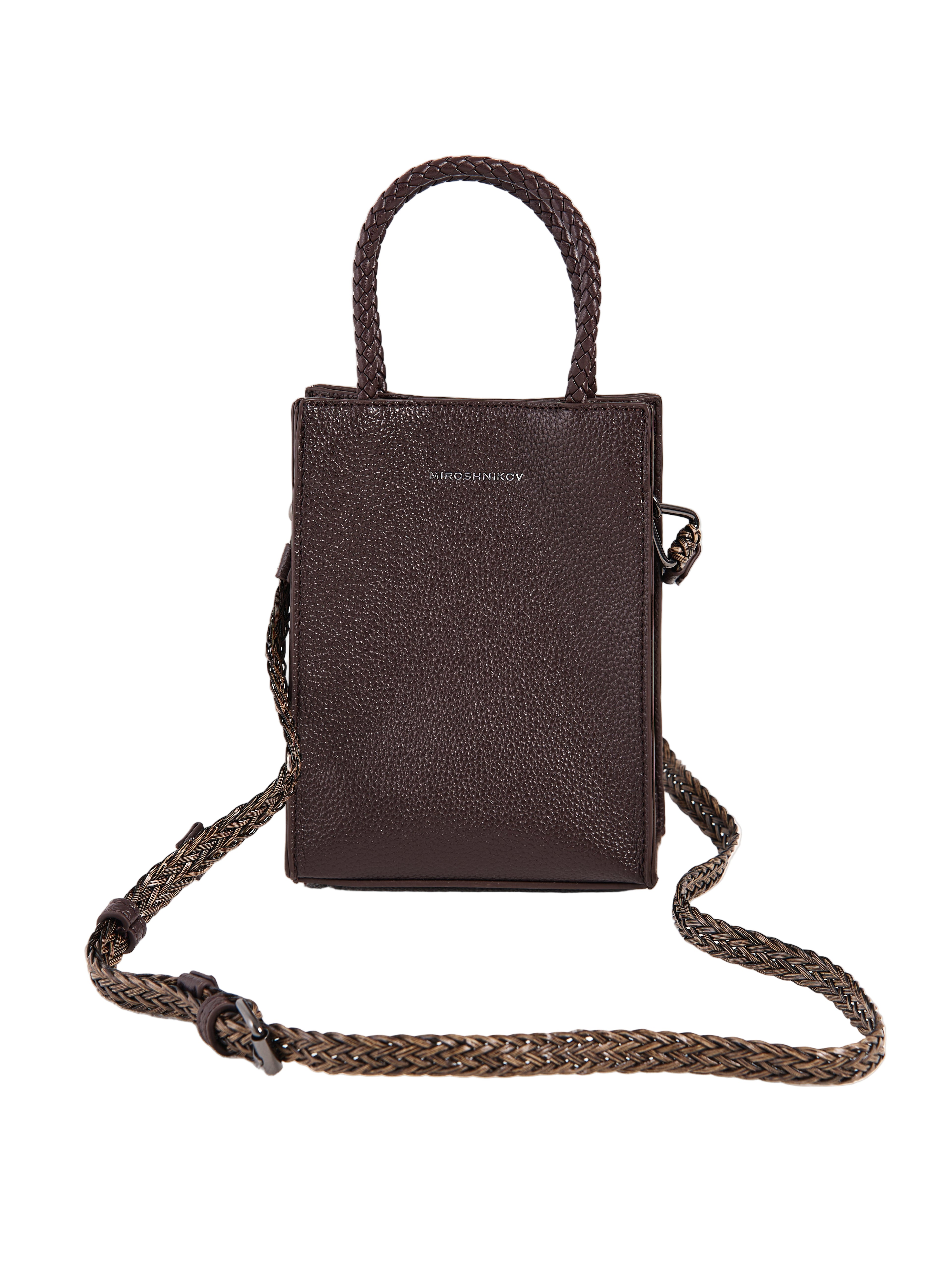 MIROSHNIKOV Mini Shopper — Aubergine