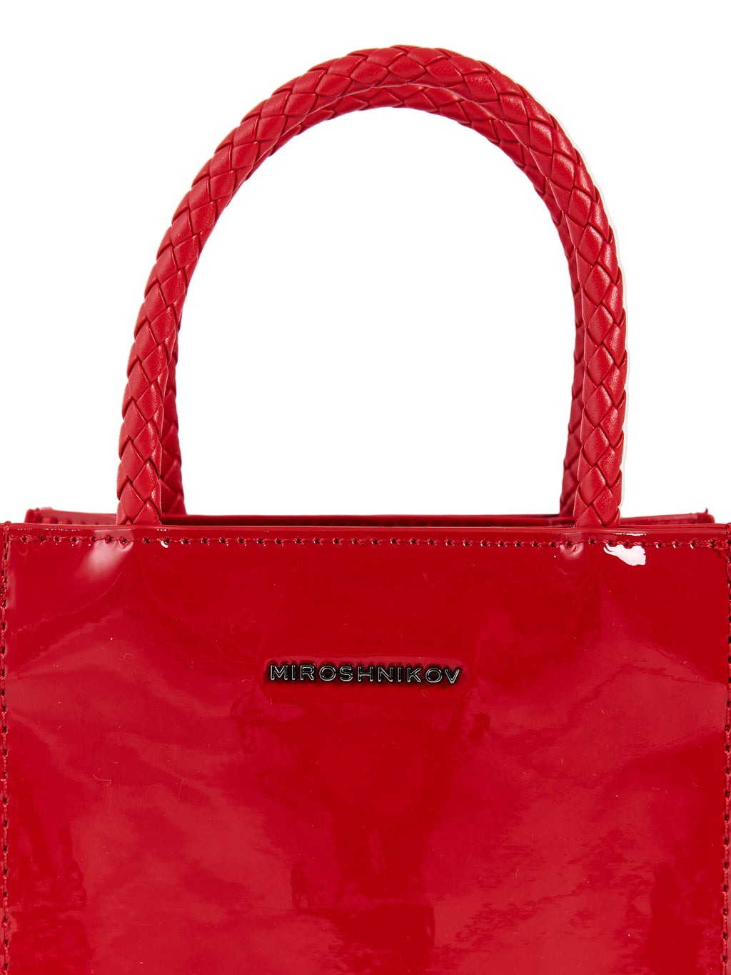 MIROSHNIKOV Mini Shopper — Red Glossy
