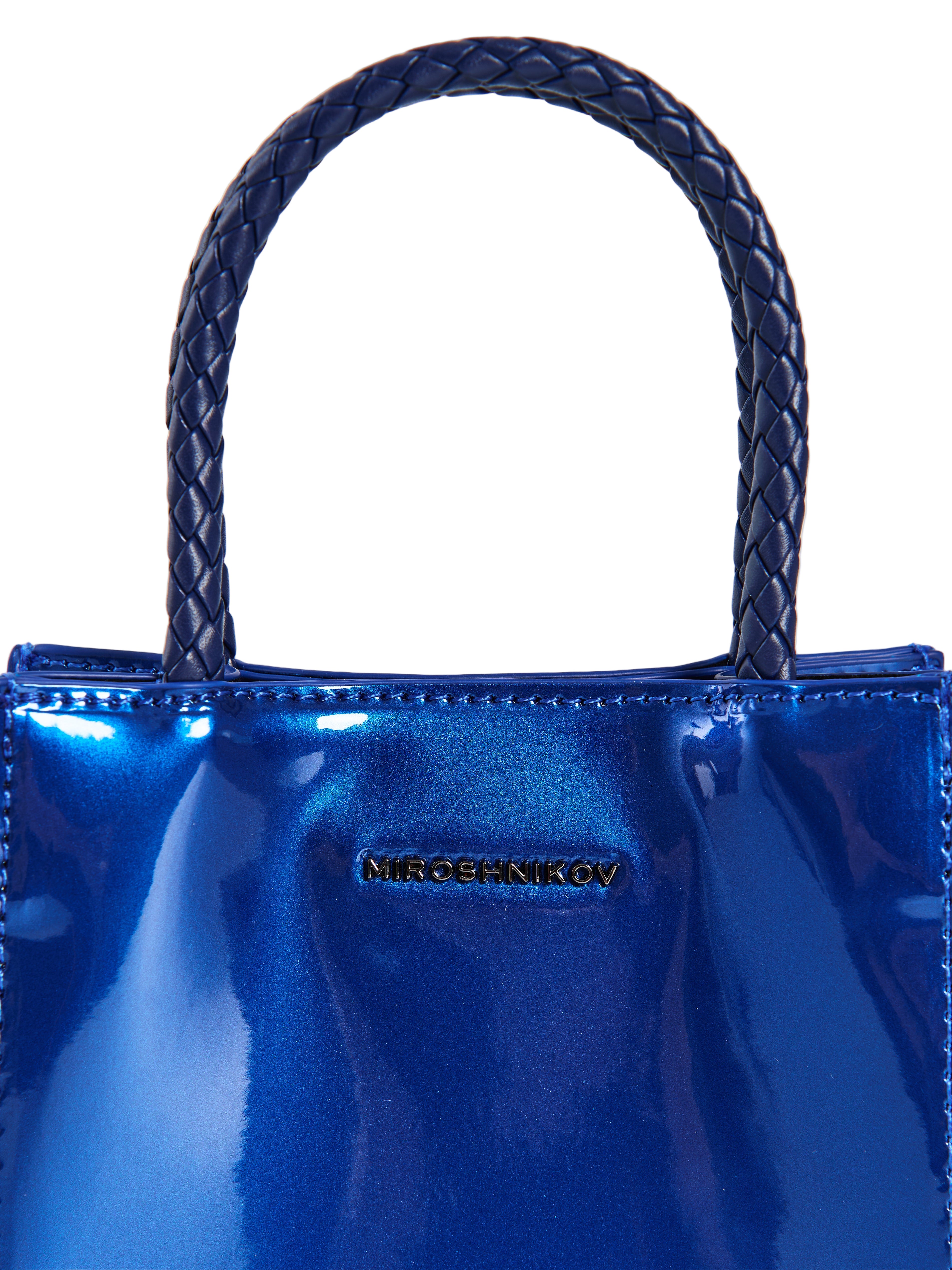 MIROSHNIKOV Mini Shopper — Blue Glossy