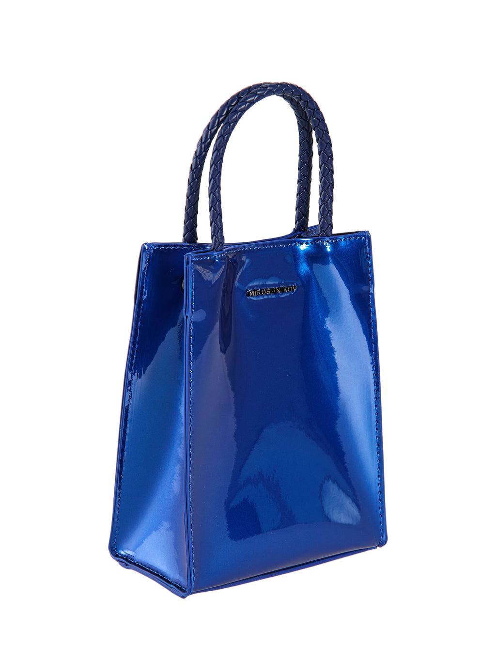 MIROSHNIKOV Mini Shopper — Blue Glossy