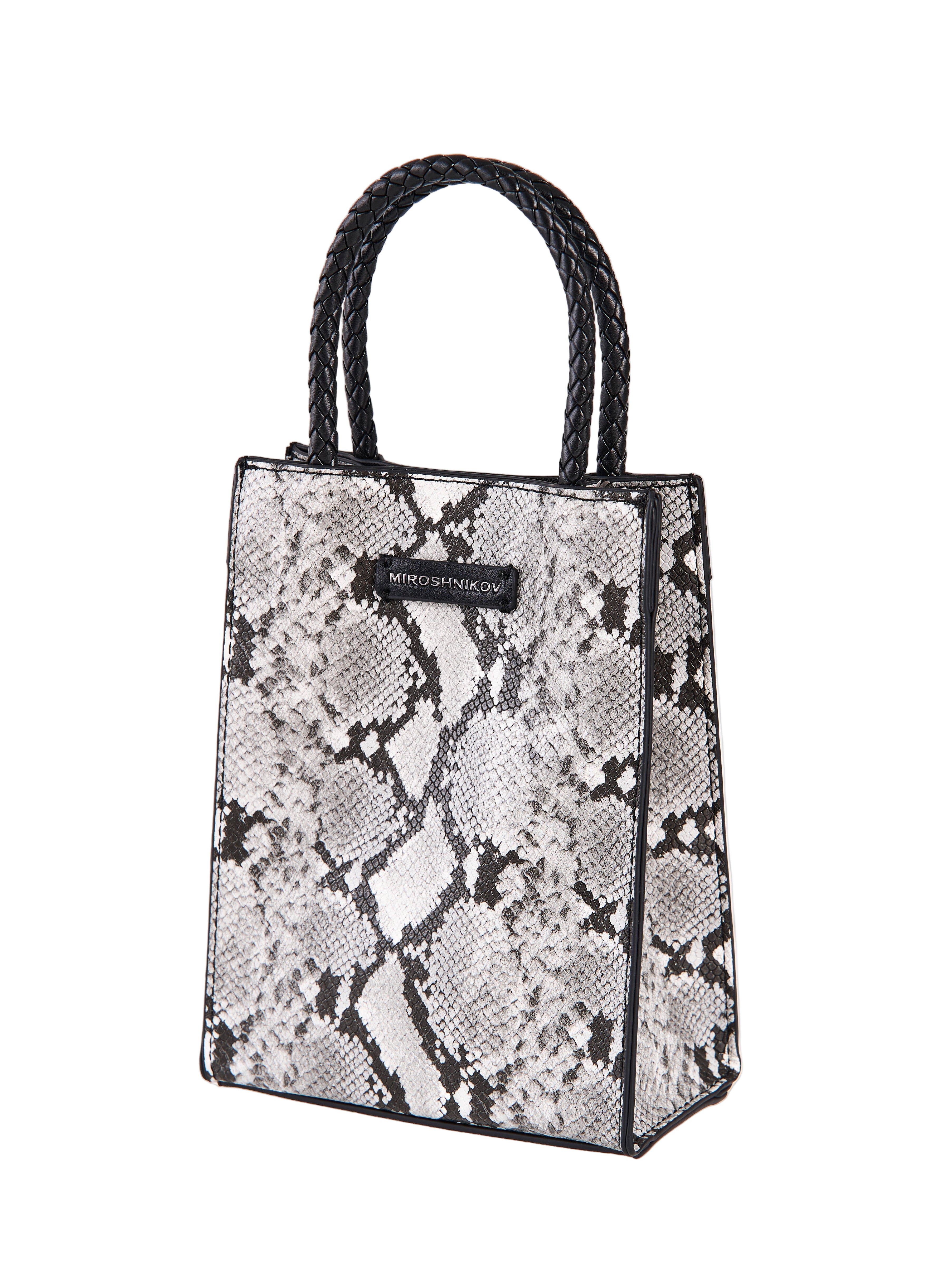 MIROSHNIKOV Mini Shopper — Python Grey
