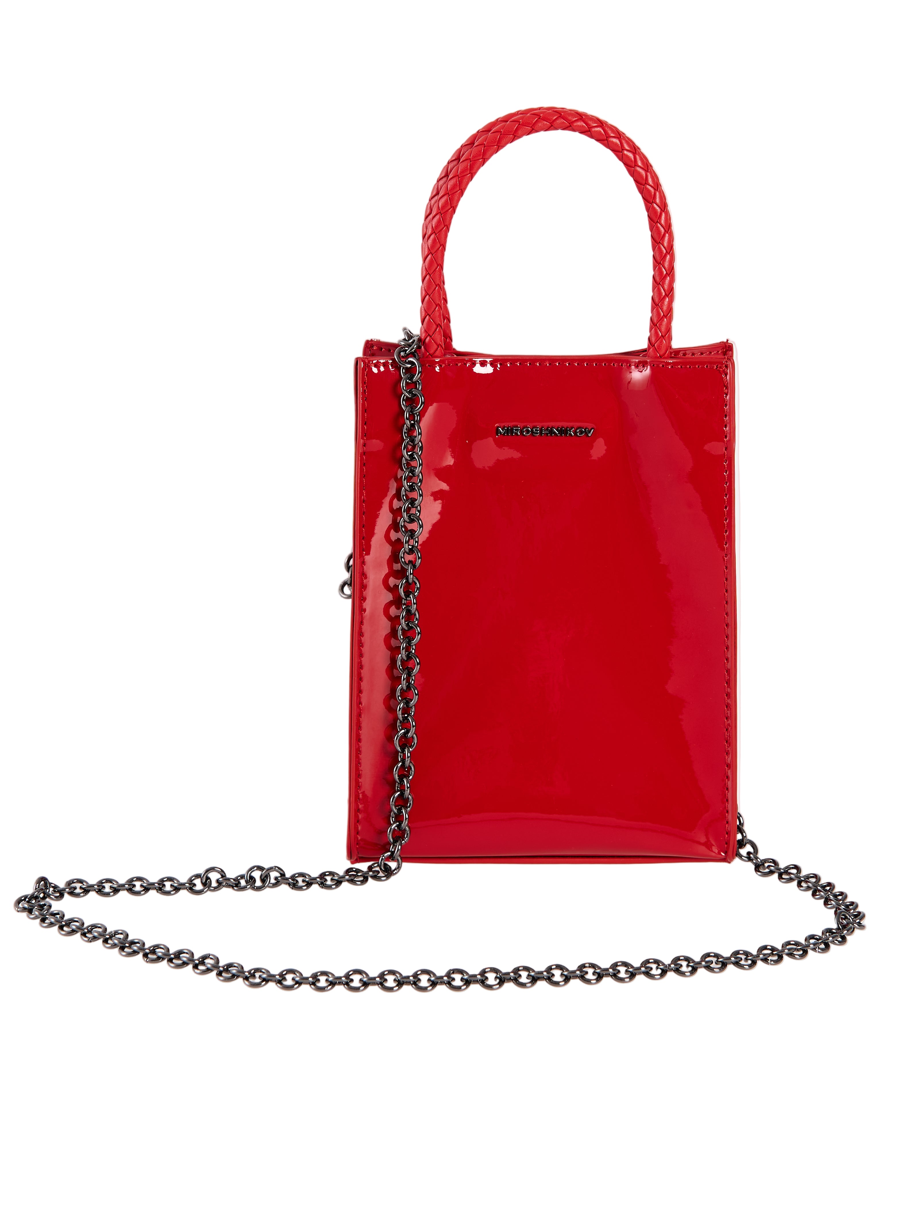 MIROSHNIKOV Mini Shopper — Red Glossy