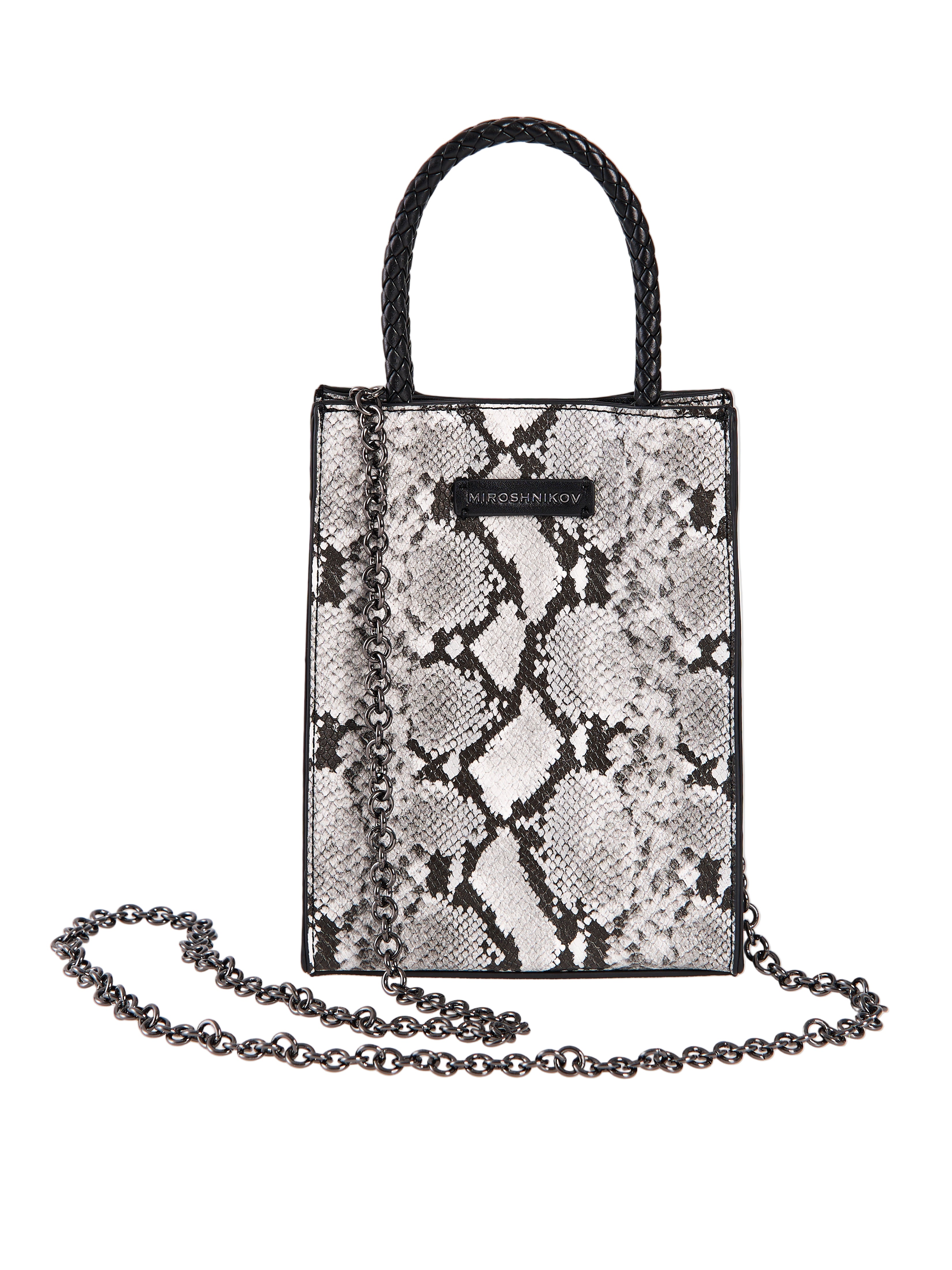 MIROSHNIKOV Mini Shopper — Python Grey