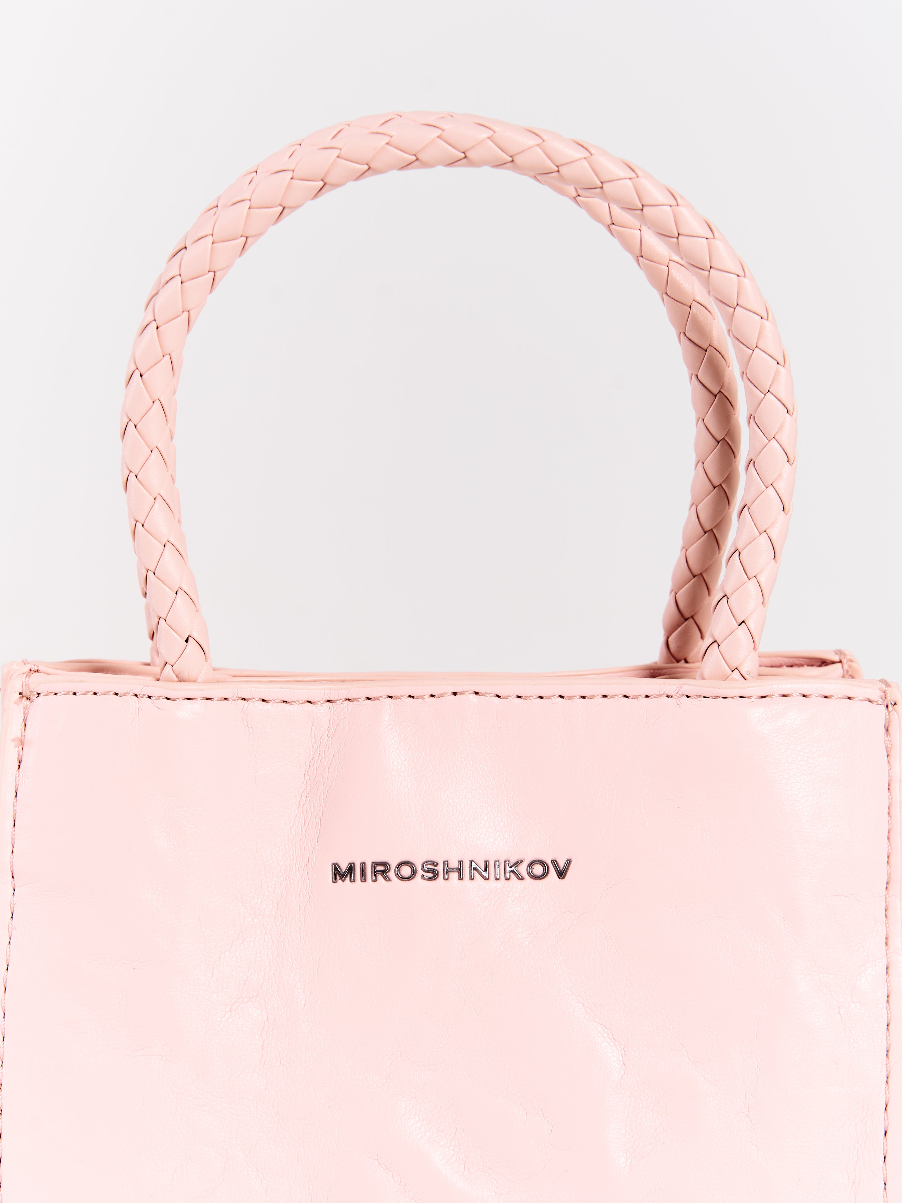 MIROSHNIKOV Mini Shopper — Pink Glossy