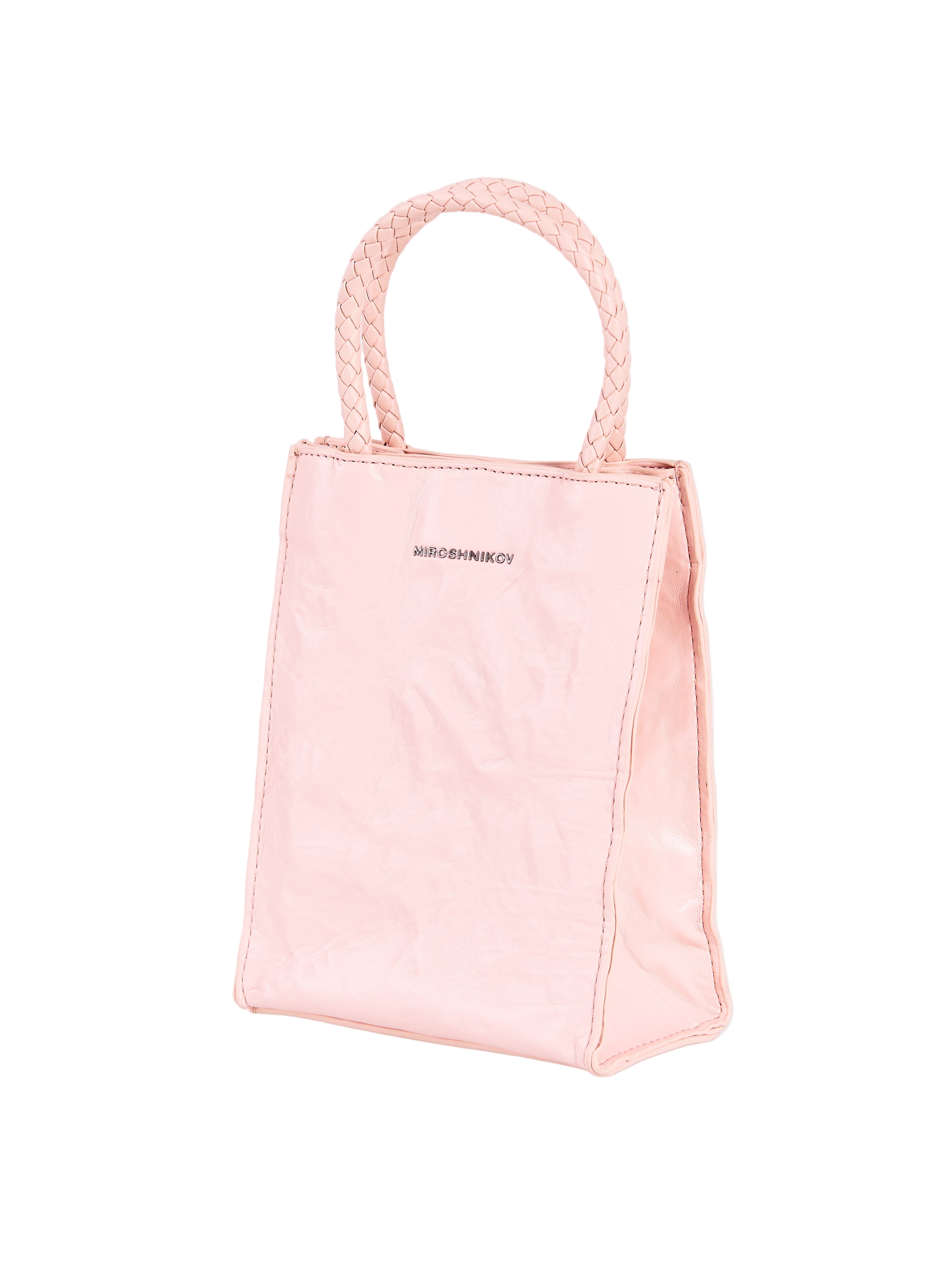 MIROSHNIKOV Mini Shopper — Pink Glossy