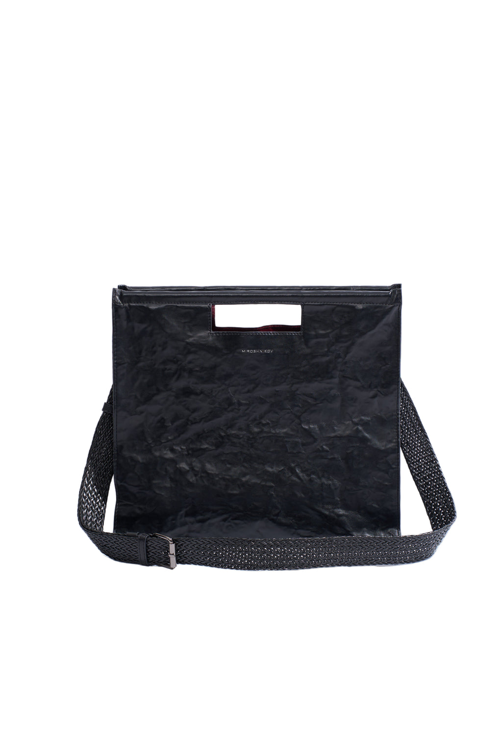 MIROSHNIKOV Tote — Black AluSkin