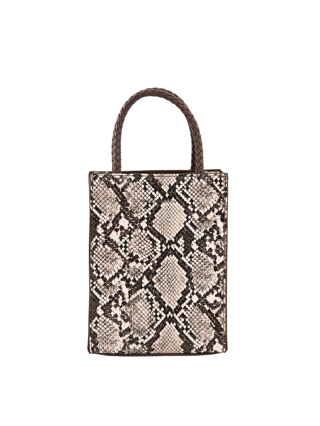 MIROSHNIKOV Mini Shopper — Python Beige