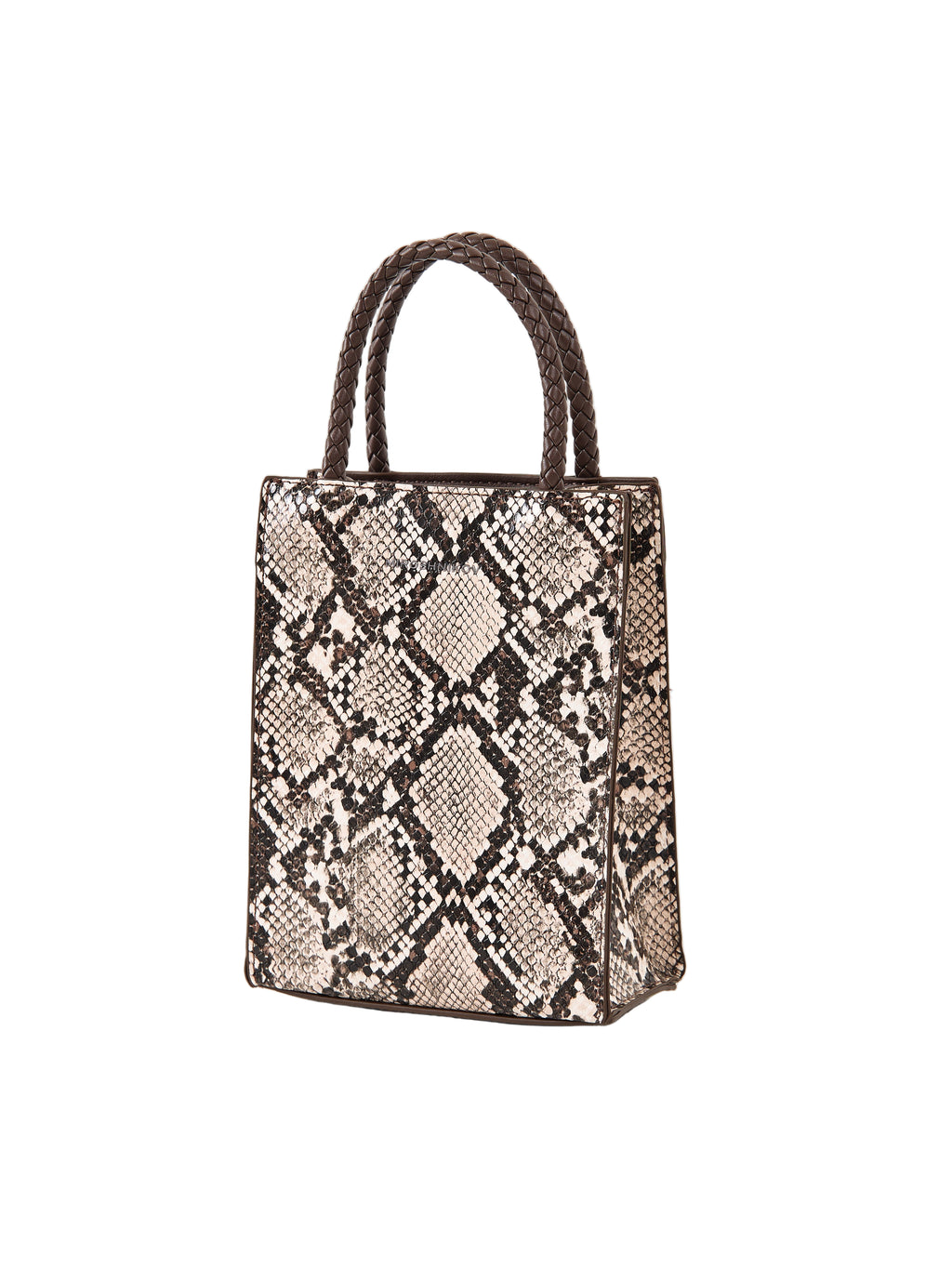 MIROSHNIKOV Mini Shopper — Python Beige