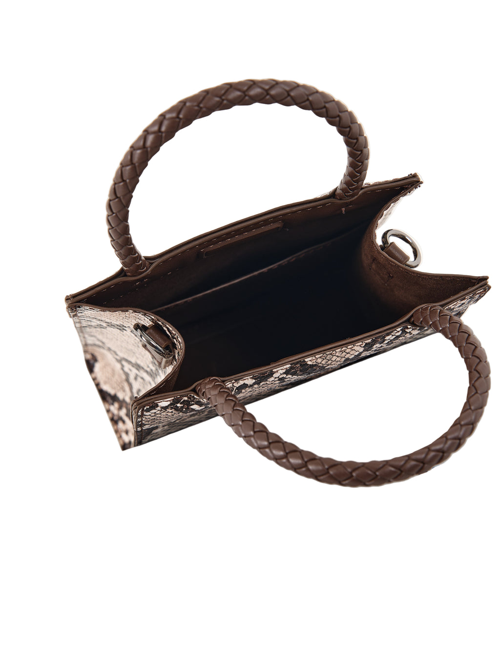 MIROSHNIKOV Mini Shopper — Python Beige