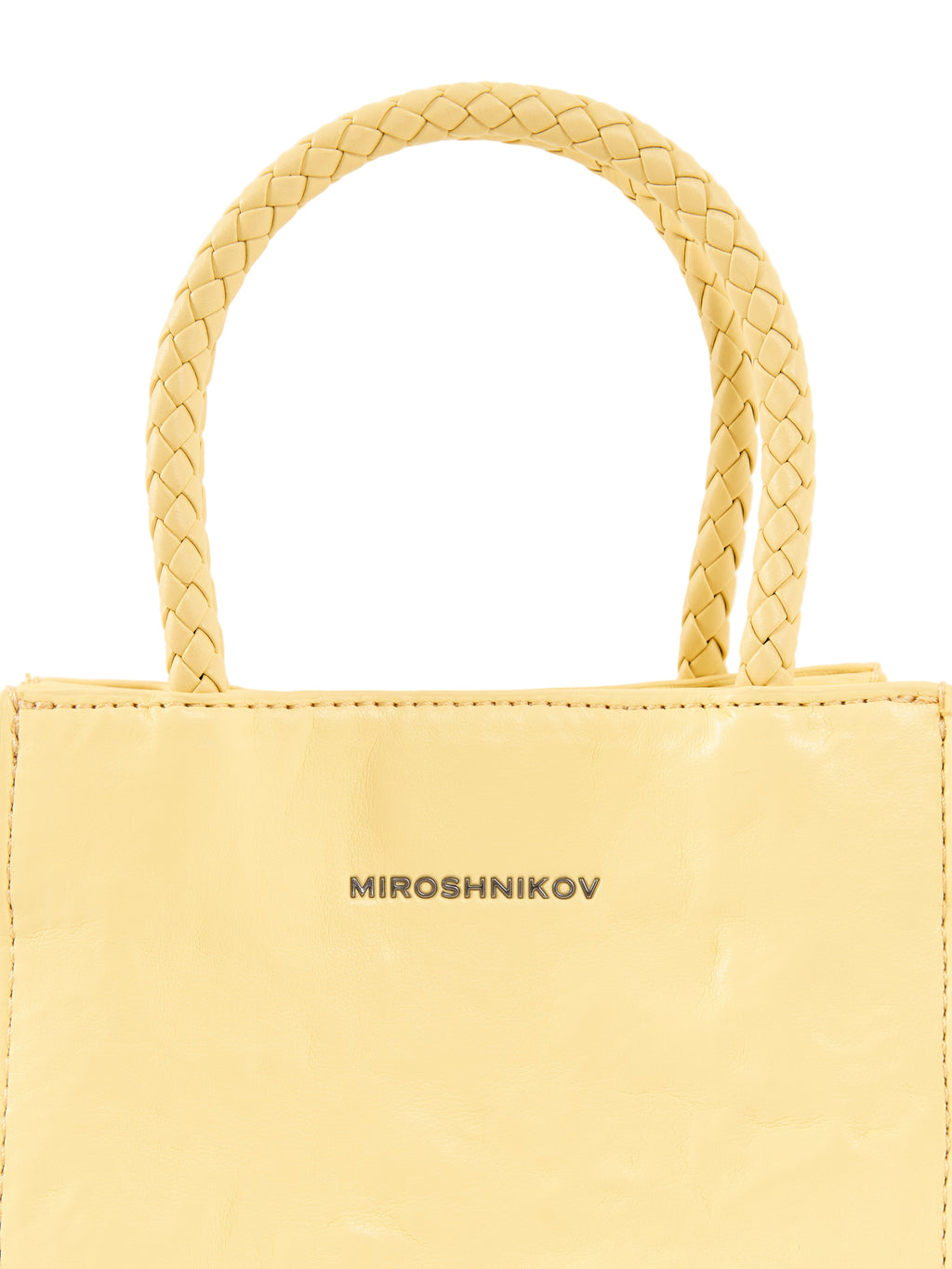 MIROSHNIKOV Mini Shopper — Yellow Glossy