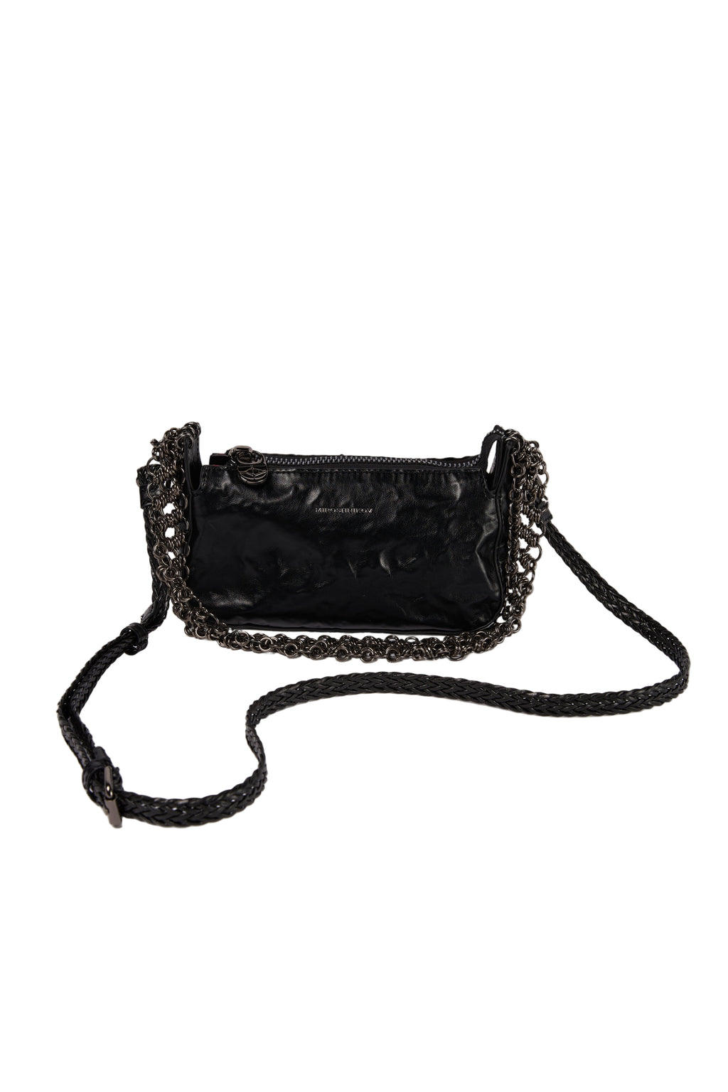 MIROSHNIKOV Bag Mini — Black Glossy Grain