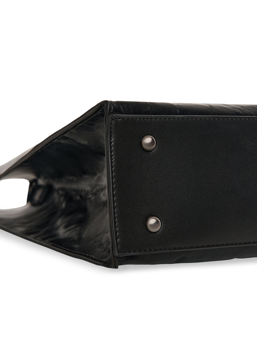 Large Shopper — Black - Leopard Interior