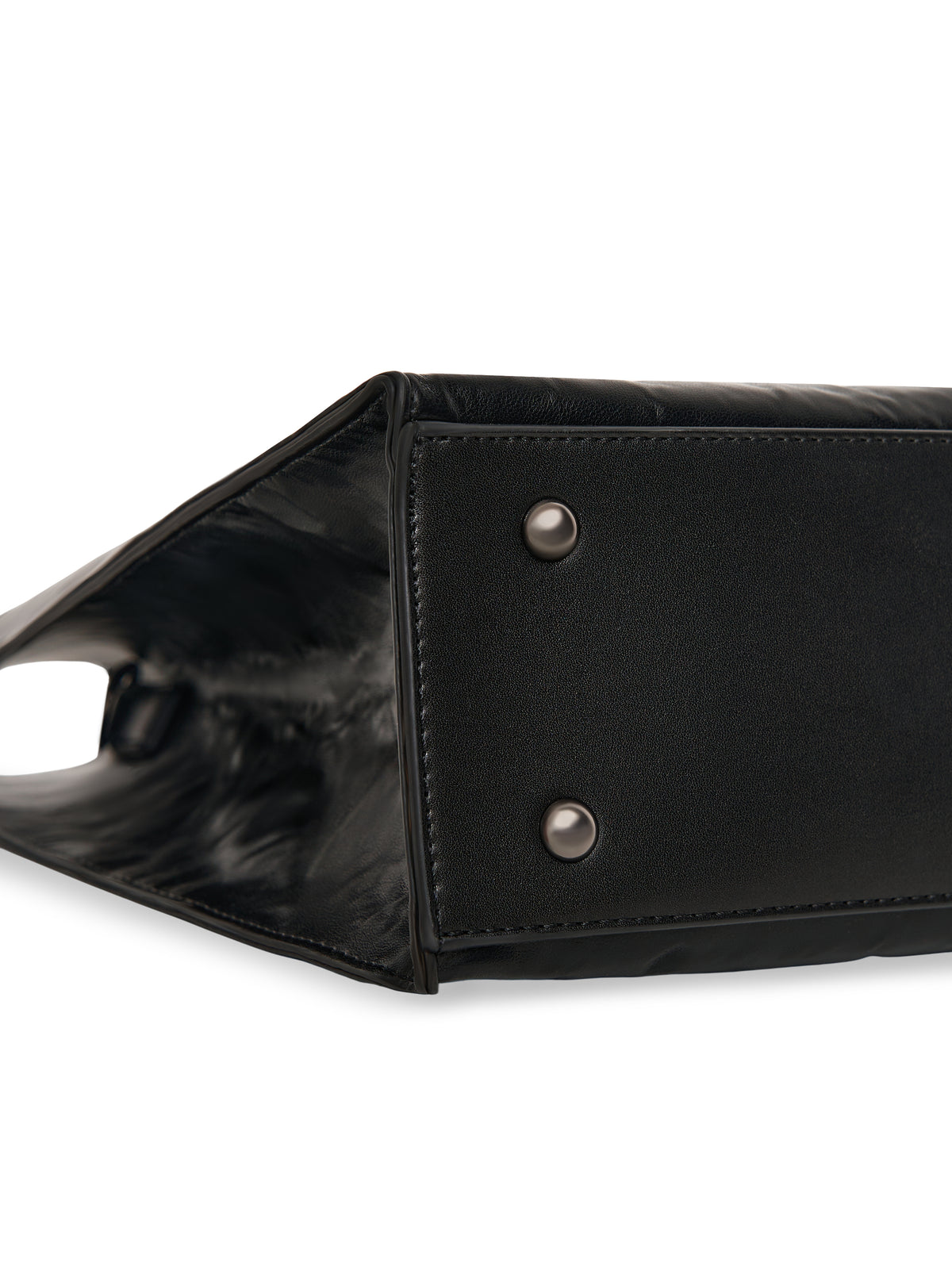 Large Shopper – Black × Leopard Interior