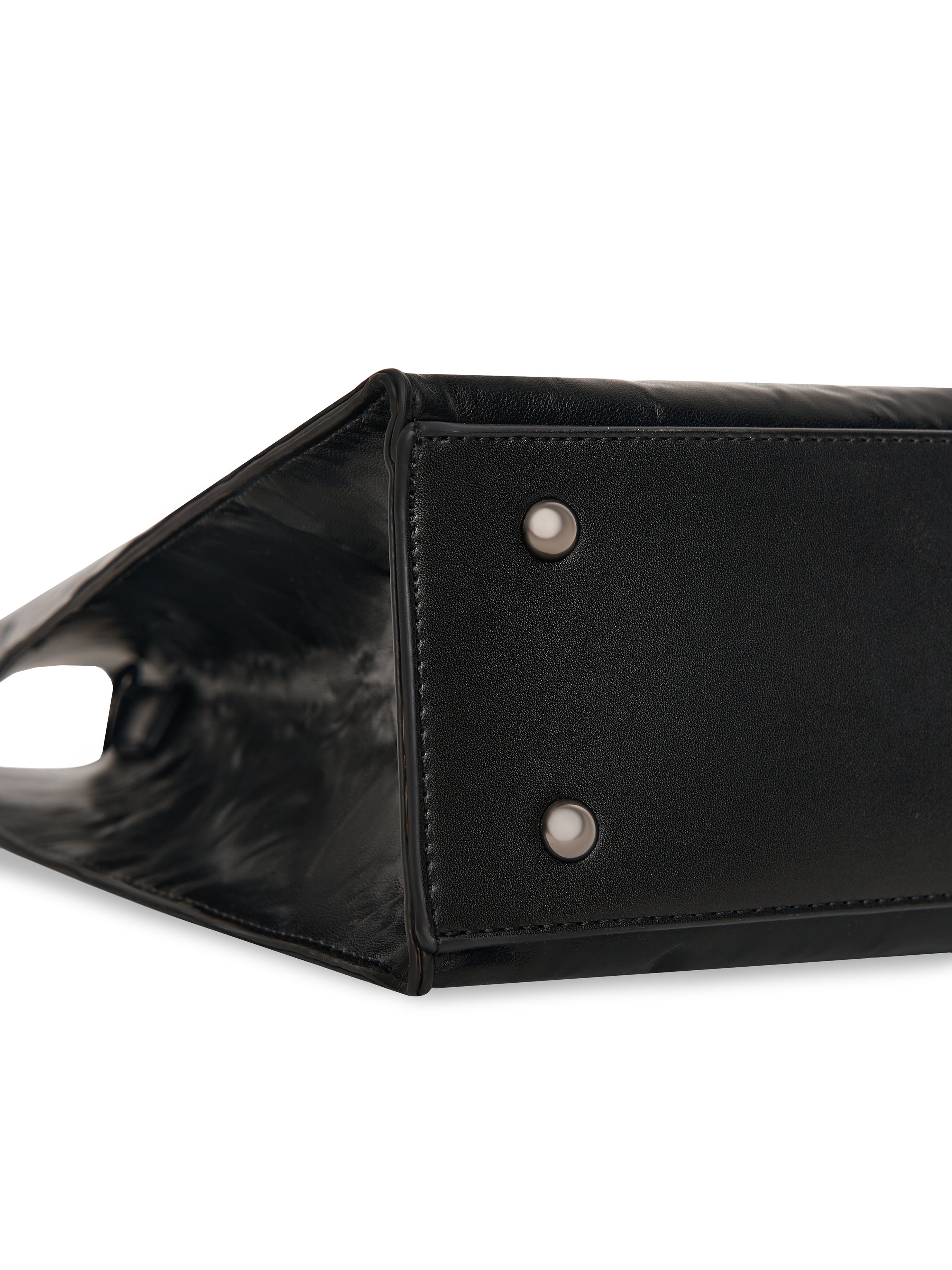 Large Shopper — Black - Red Interior