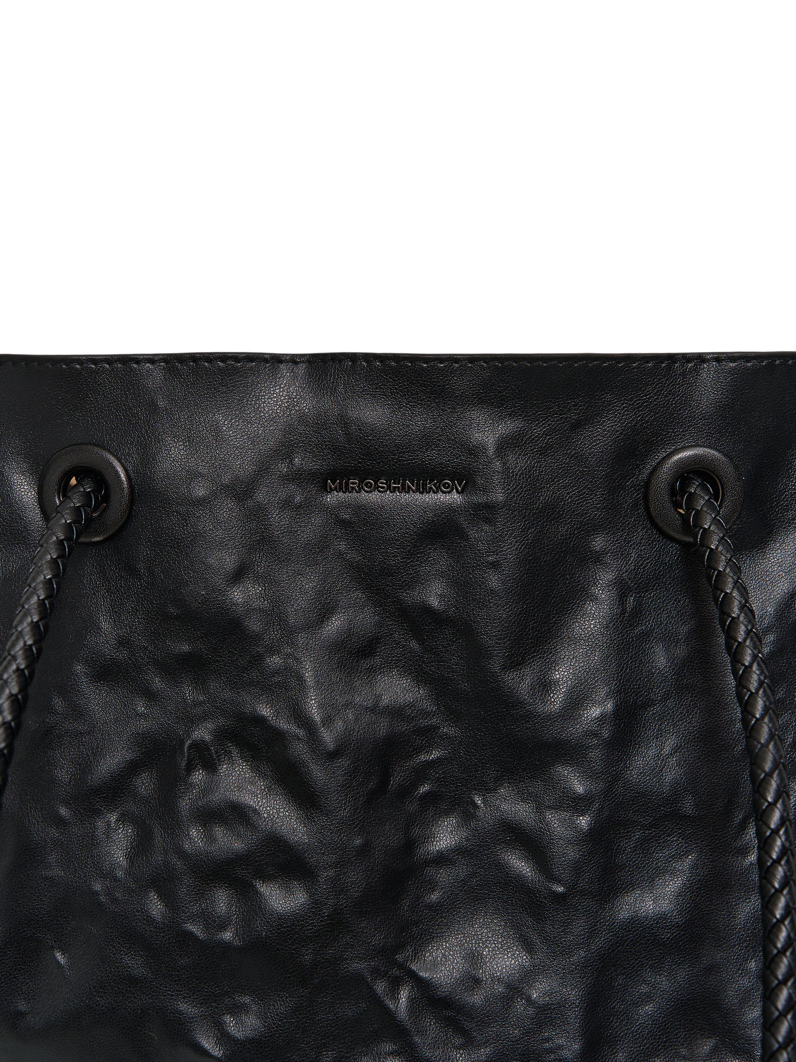Large Shopper — Black - Red Interior