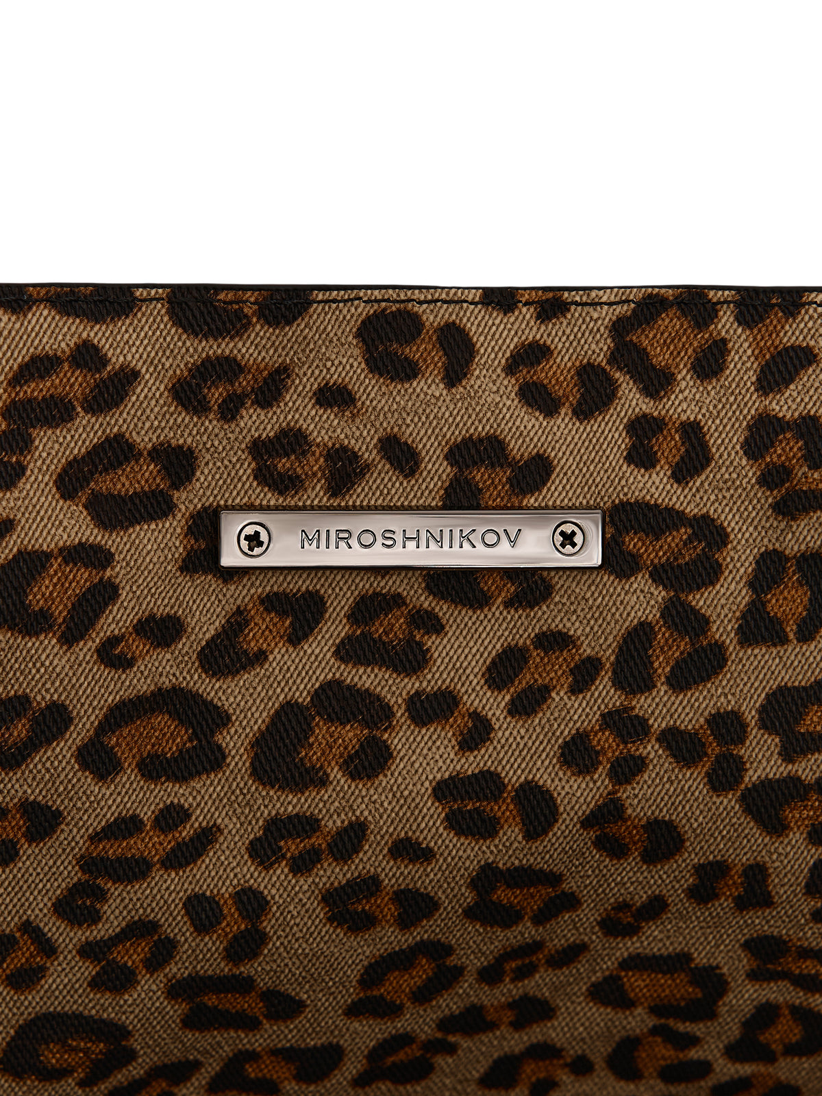 Large Shopper – Black × Leopard Interior
