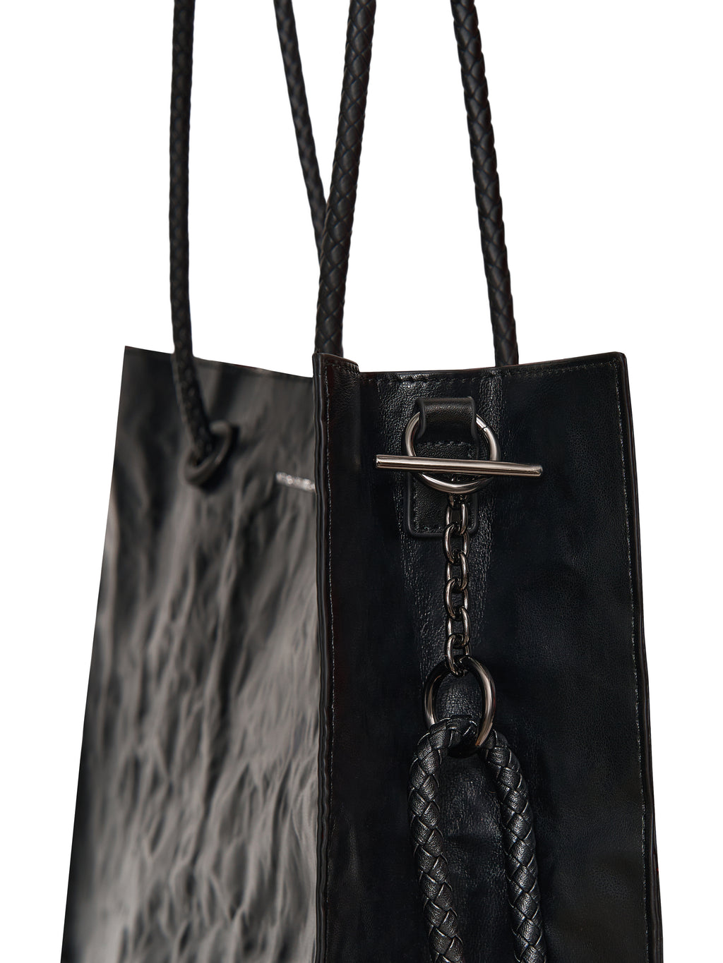 Large Shopper — Black - Red Interior