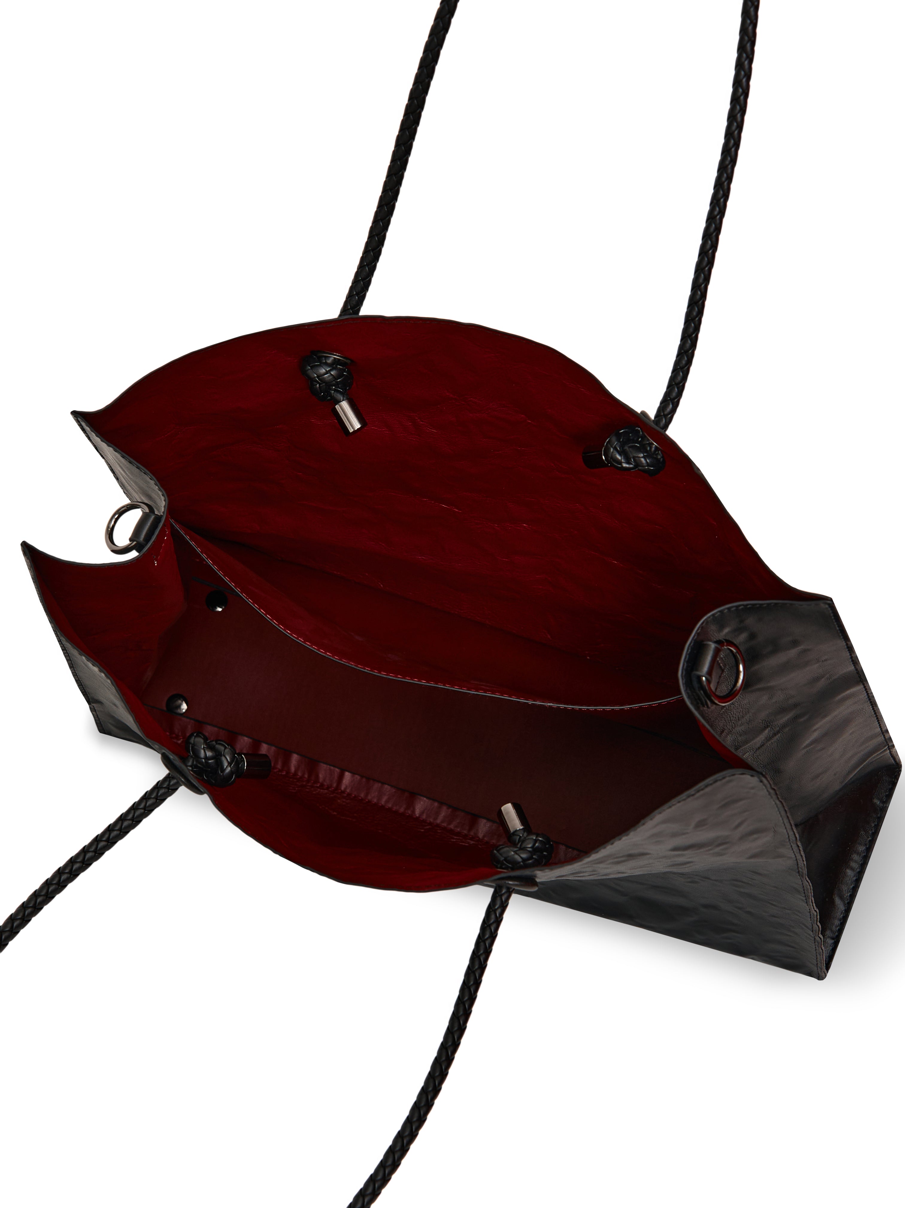 Large Shopper — Black - Red Interior