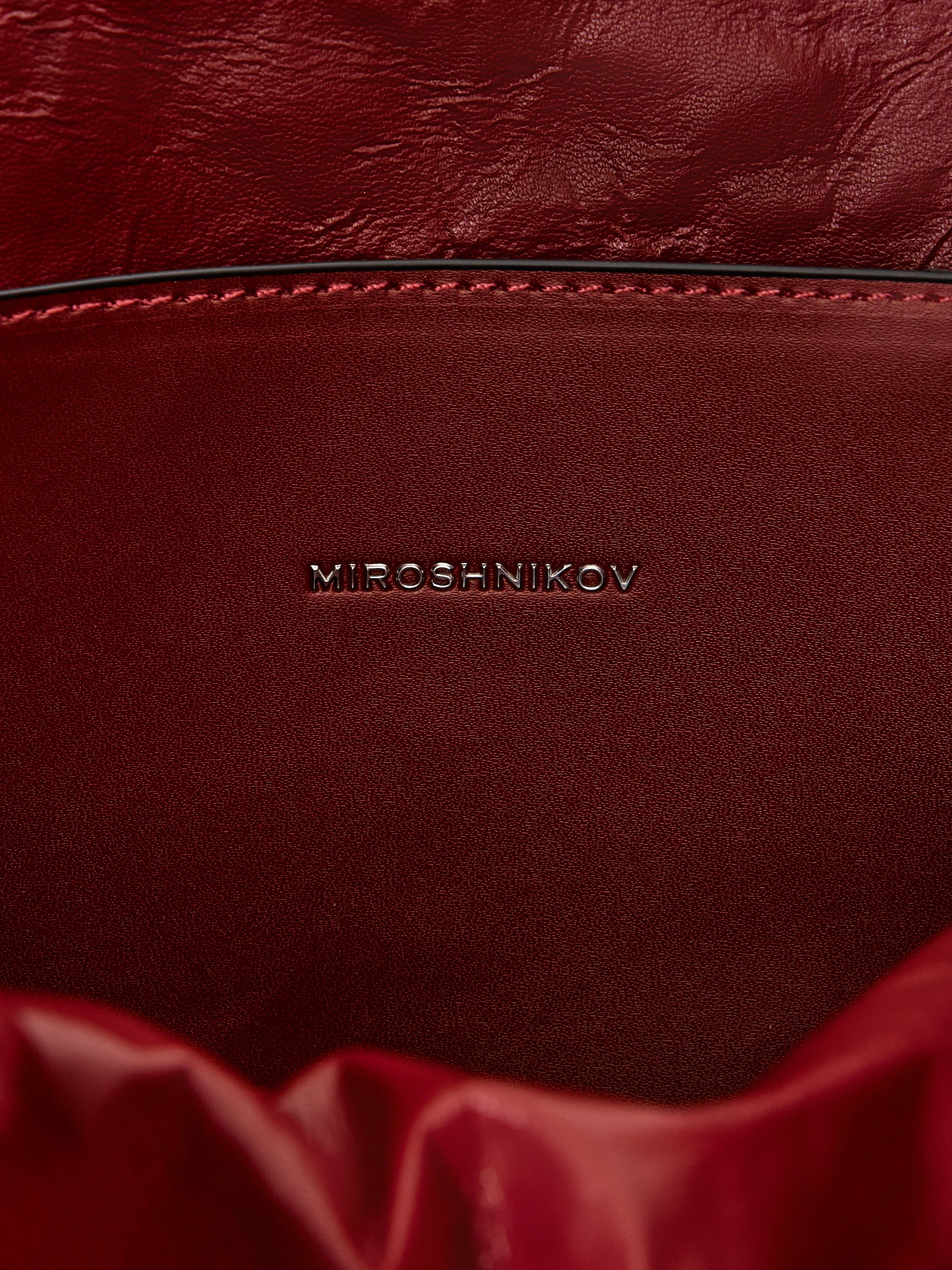 Large Shopper — Black - Red Interior