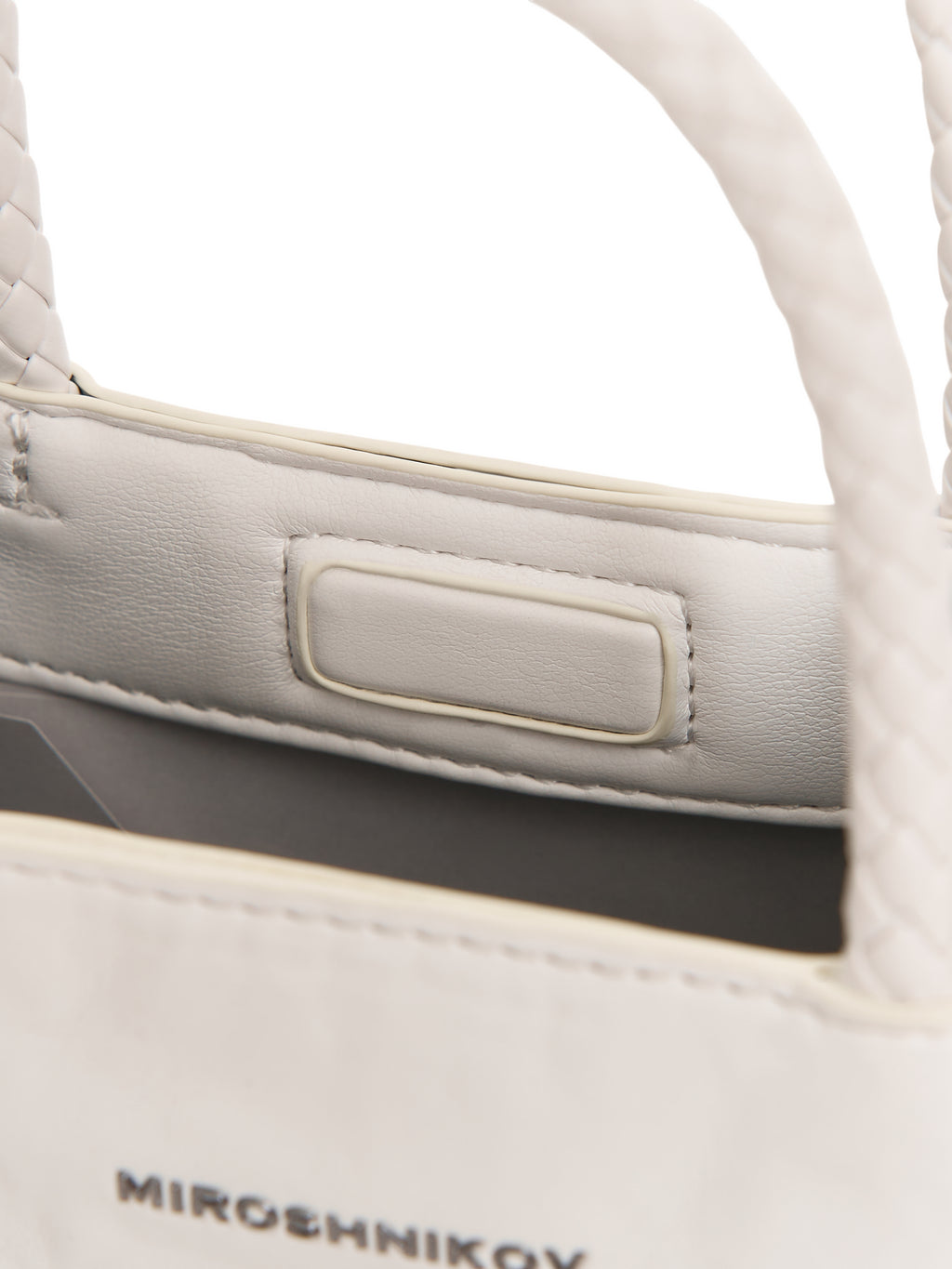 Mini Shopper — White / Ecru