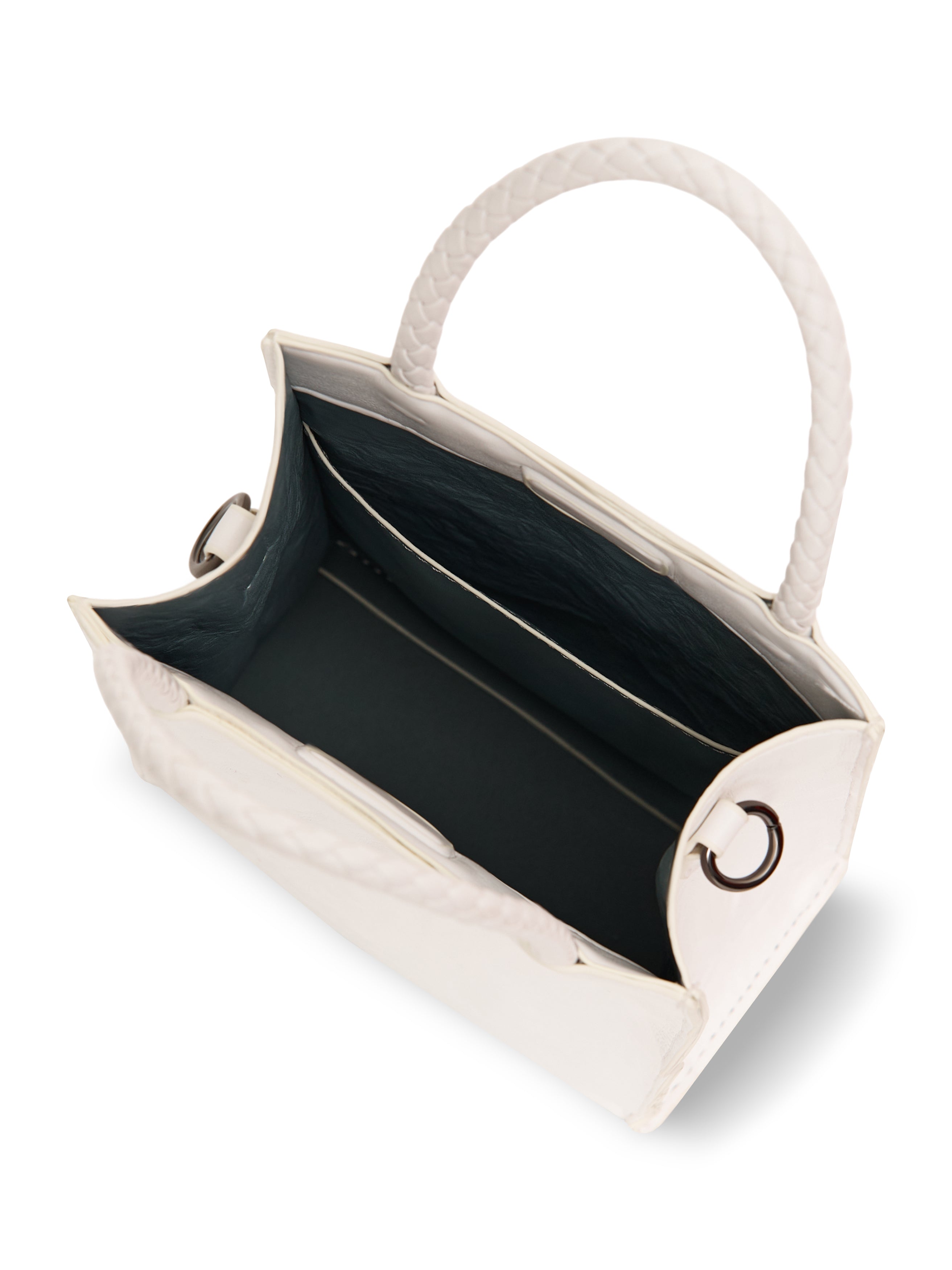 Mini Shopper — White / Ecru