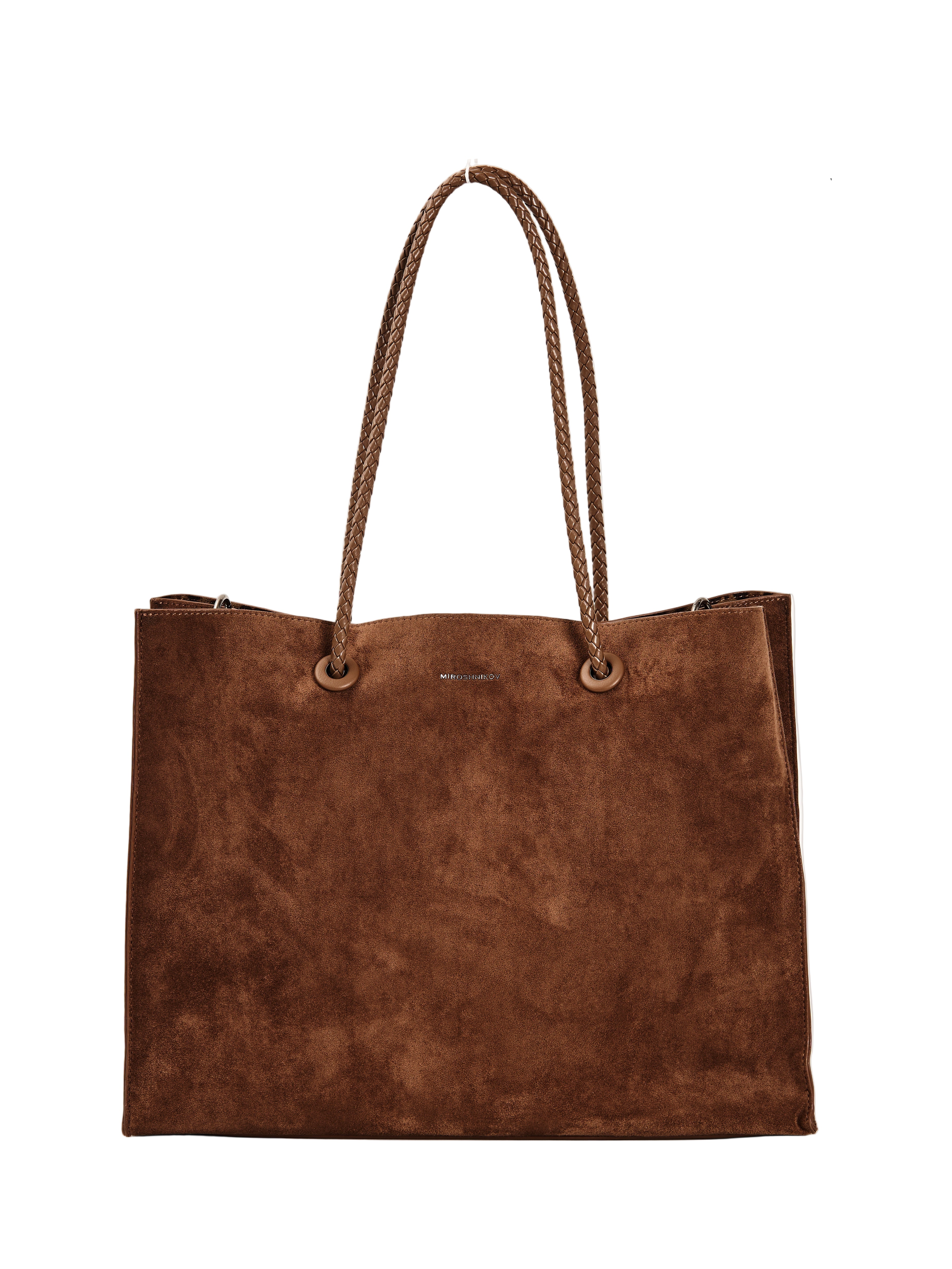 Large Shopper — Camel Suede