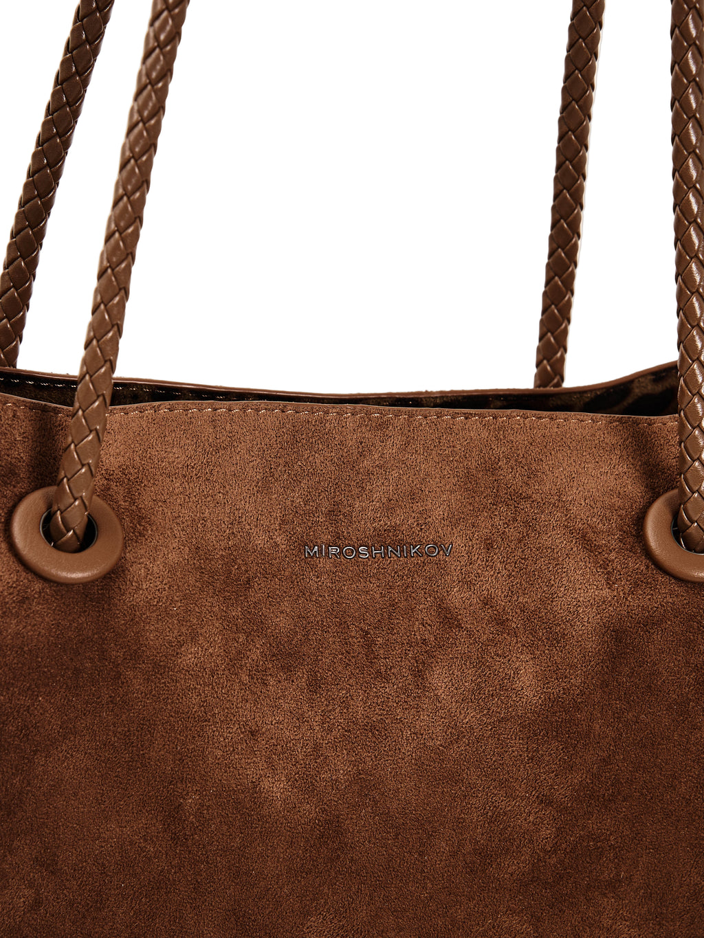 MIROSHNIKOV Large Shopper — Camel Suede