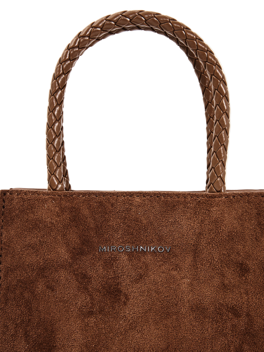 MIROSHNIKOV Mini Shopper — Camel / Sand Suede