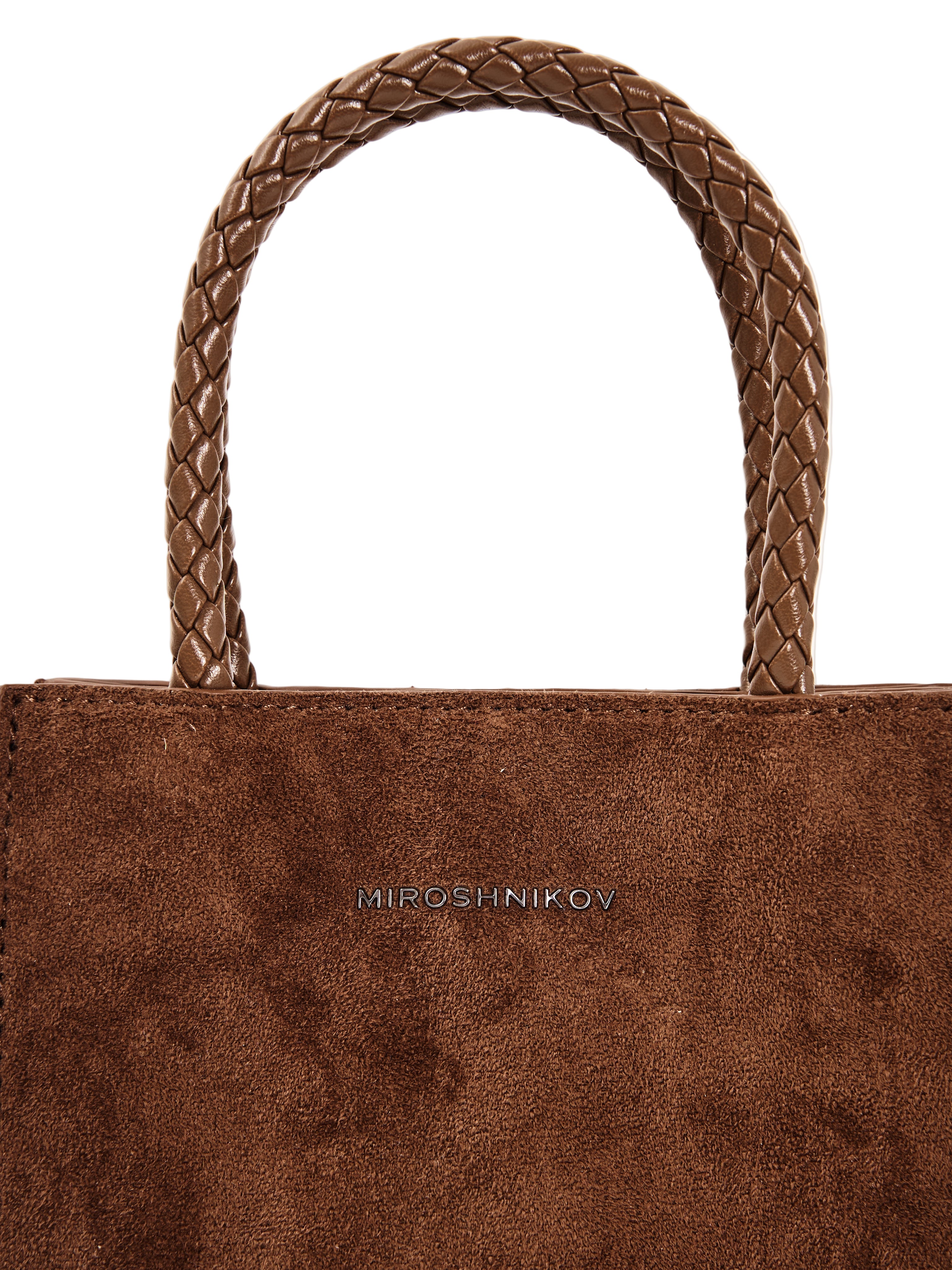 MIROSHNIKOV Mini Shopper — Camel / Sand Suede