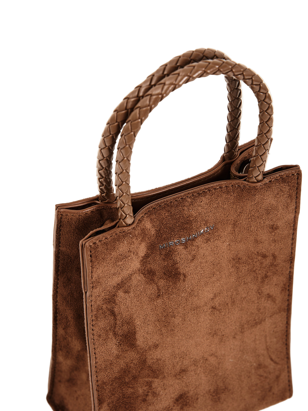 Mini Shopper – Camel Suede