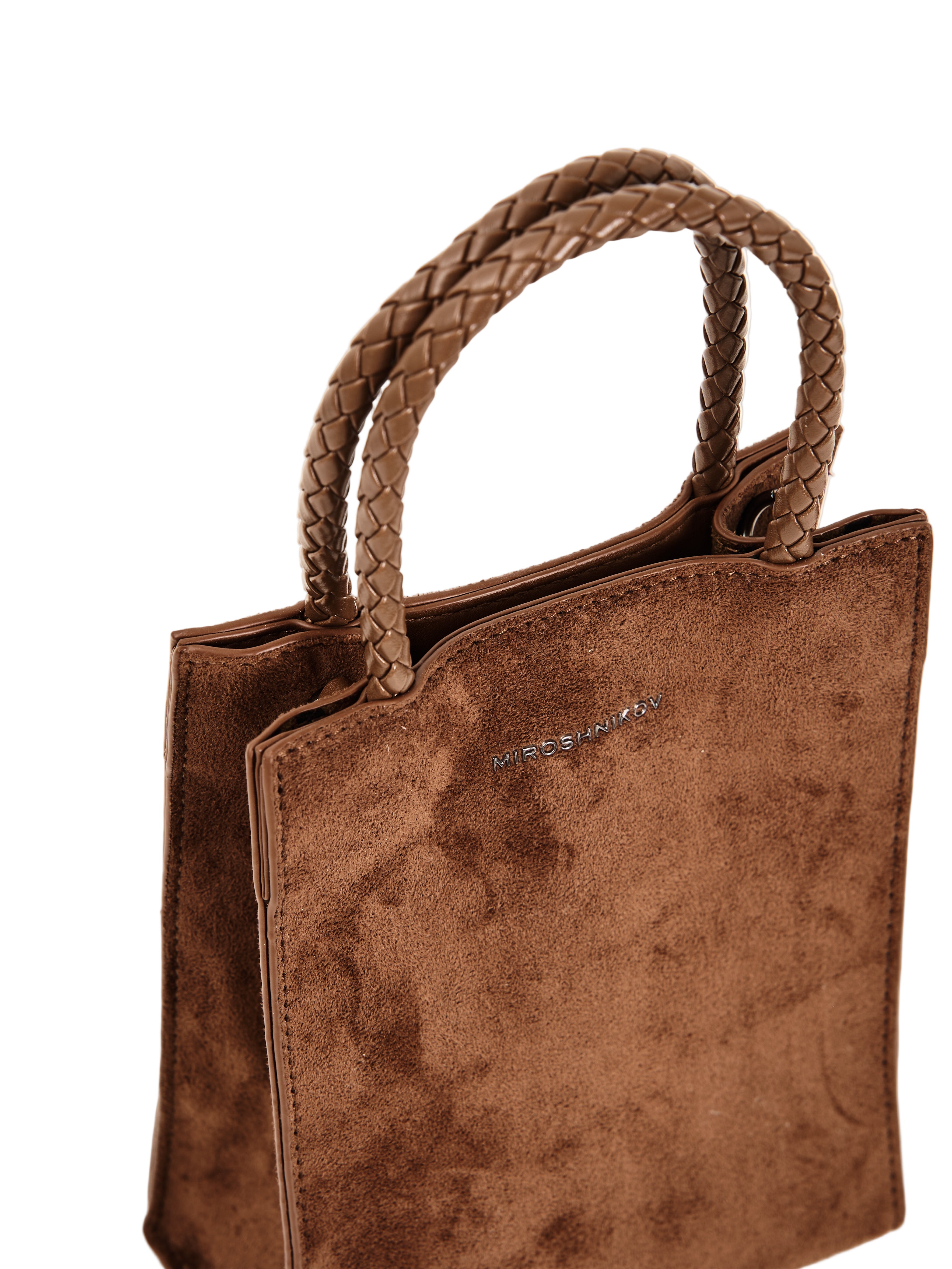 MIROSHNIKOV Mini Shopper — Camel / Sand Suede