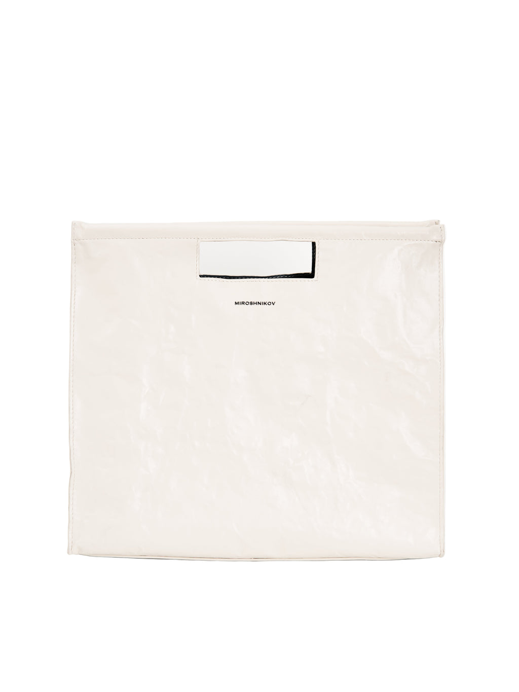 MIROSHNIKOV Tote — White AluSkin