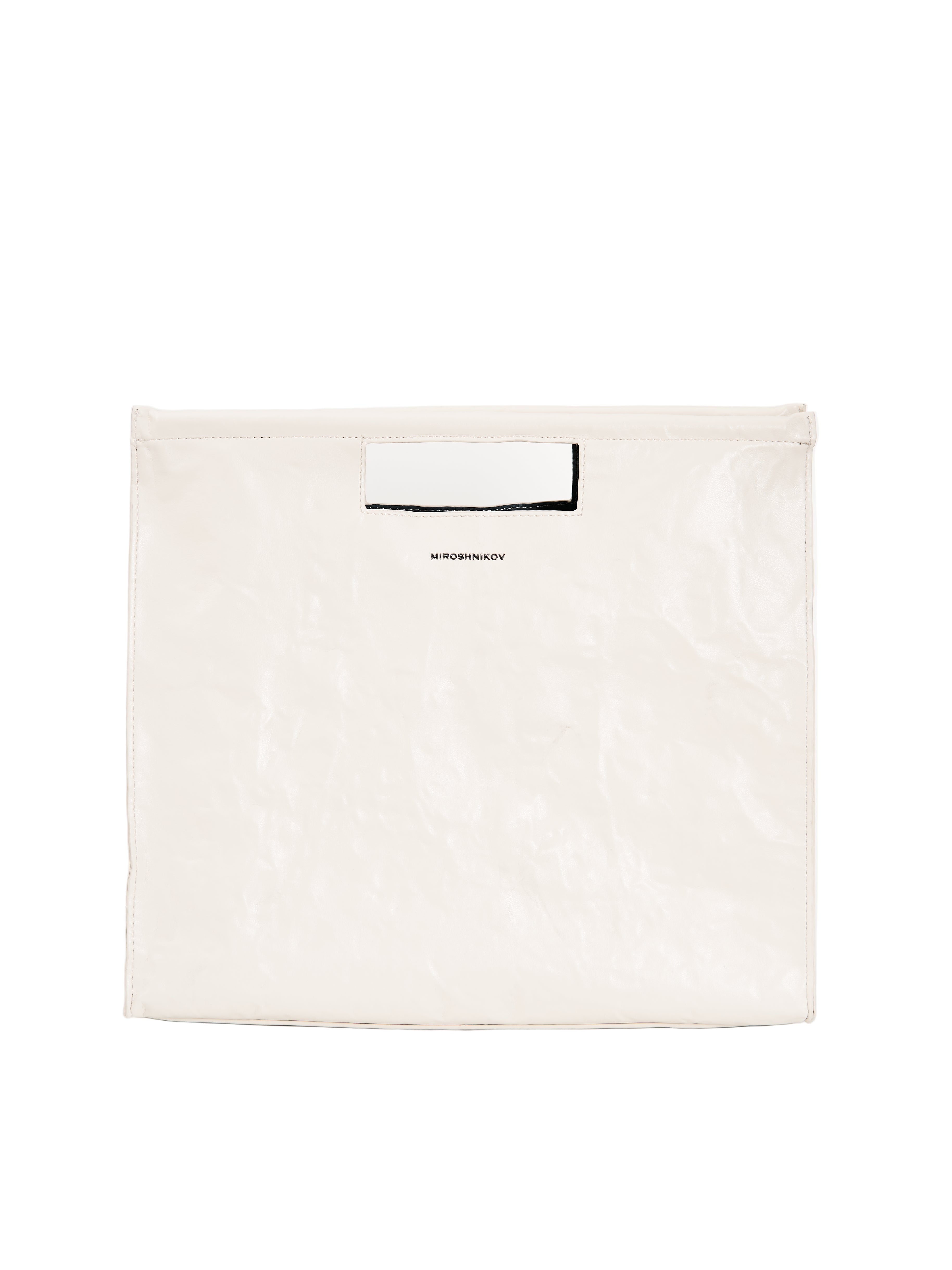 MIROSHNIKOV Tote — White AluSkin