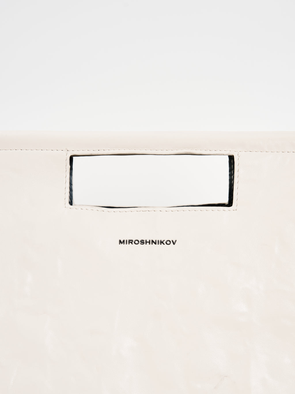 MIROSHNIKOV Tote — White AluSkin