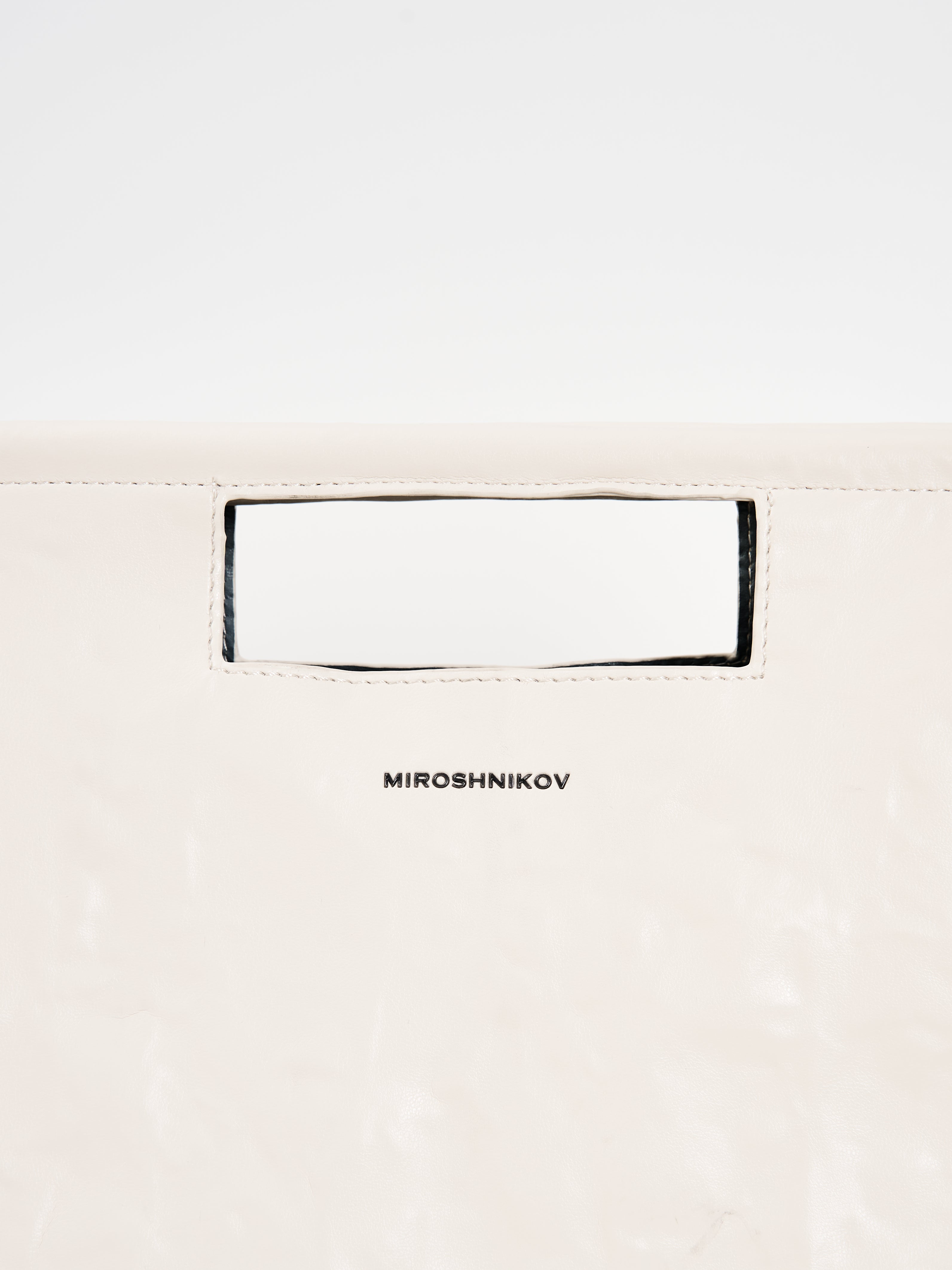 MIROSHNIKOV Tote — White AluSkin