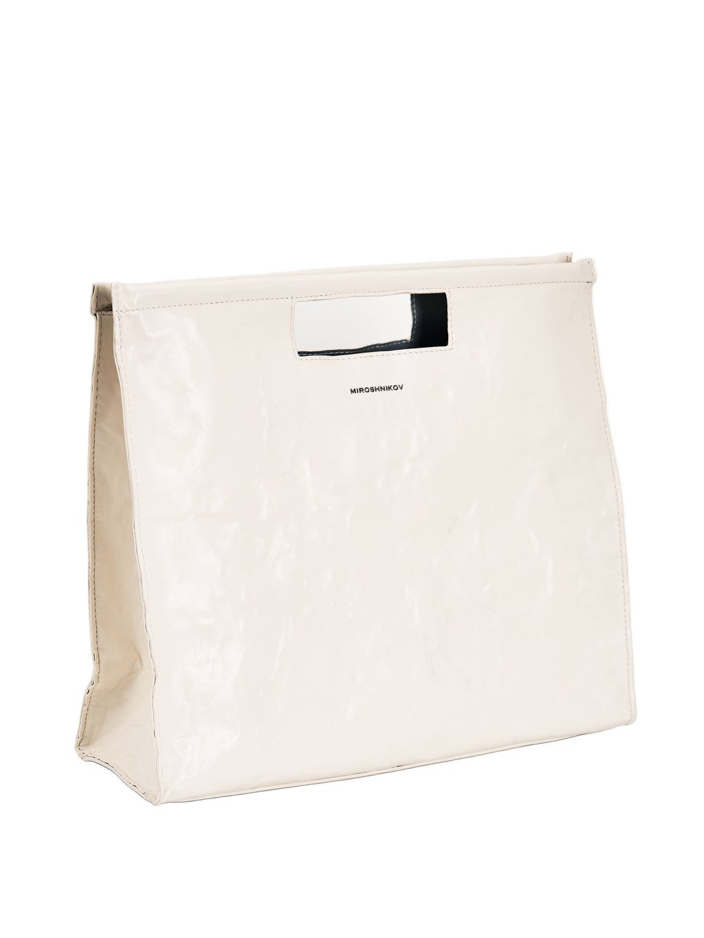 MIROSHNIKOV Tote — White AluSkin