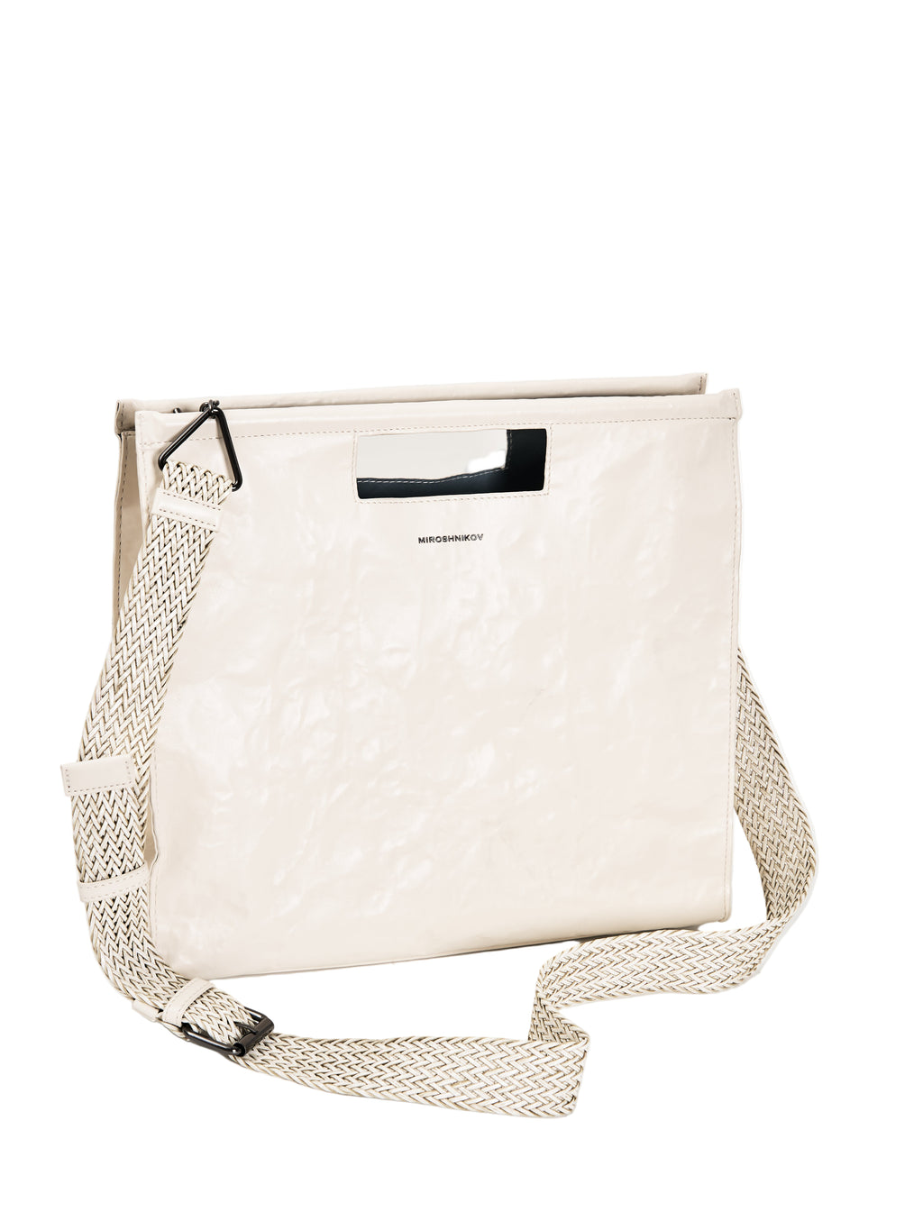 MIROSHNIKOV Tote — White AluSkin
