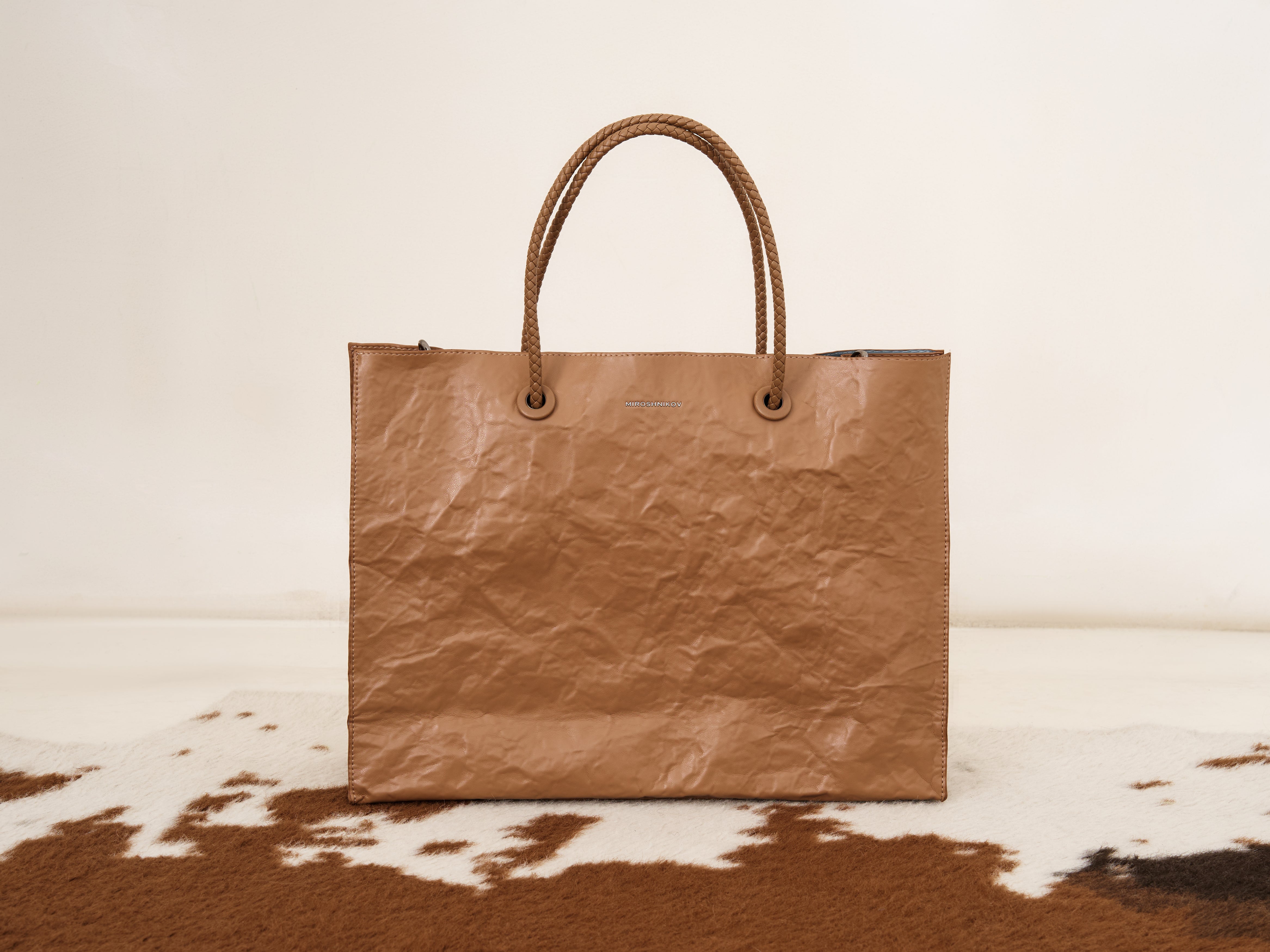 Large Shopper — Beige