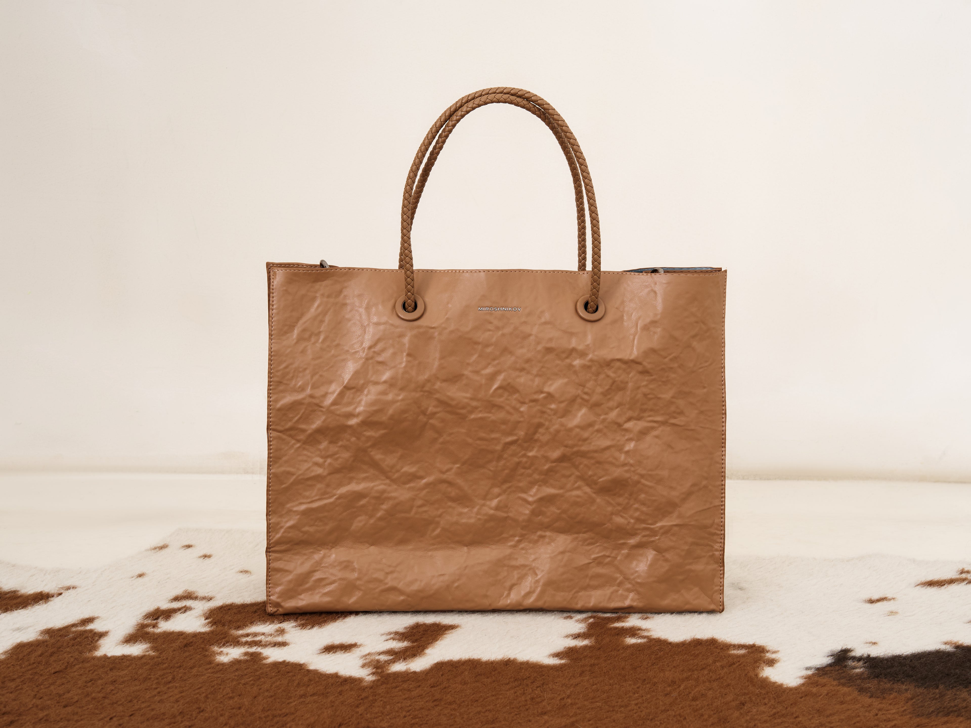 Large Shopper — Beige